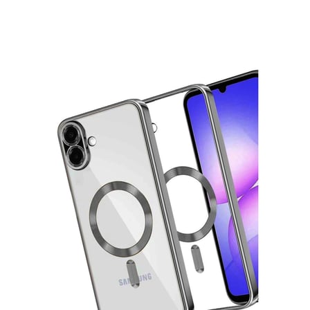 Samsung Galaxy A07 4G Kılıfı Titan Gri MagSafe Kılıf