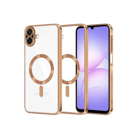 Evimdeyokyok Samsung Galaxy A07 4G Kılıfı Kross Magneticsafe Kapak Polikarbonat Çöl Titanyum