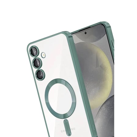 Samsung Galaxy A17 5G Kılıf Kross Magneticsafe Koyu Yeşil