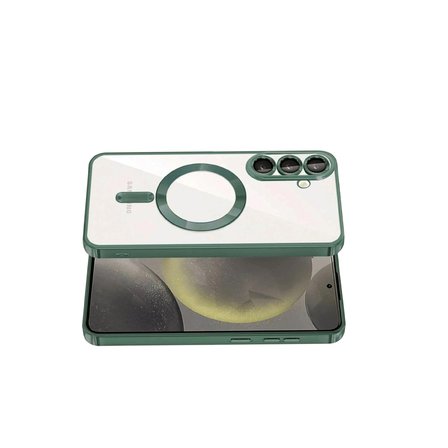 Samsung Uyumlu Galaxy S26 Kross Magneticsafe Kapak - Koyu Yeşil