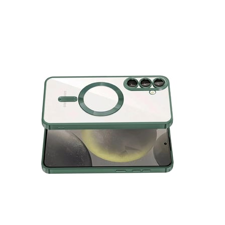 Samsung Uyumlu Galaxy S26 Plus Kross Magneticsafe Kapak - Koyu Yeşil