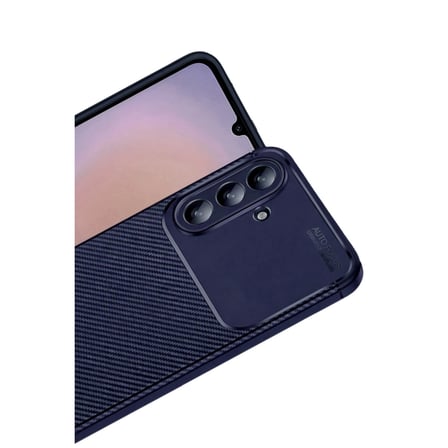 Samsung Uyumlu Galaxy A57 5g Auto Focus Karbon Kapak - Lacivert