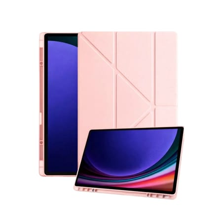 Samsung Uyumlu Galaxy X730 Tab S11 Kalemlikli Mars Tablet Kılıfı - Rose Gold