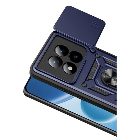 Xiaomi Uyumlu Redmi Note 15 Pro 5g Pars Lens Yüzüklü Silikon - Lacivert