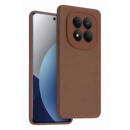 Xiaomi Uyumlu Redmi Note 15 Pro 5g First Silikon - Kahverengi