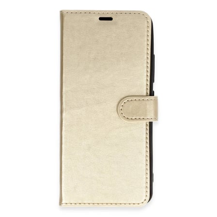 Eco Port Tecno Camon Prime Trend S Plus Kapaklı Kılıf Gold Pu Deri