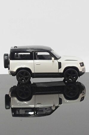 2020 Land Rover Defender Model Çek Bırak Araba 11 cm Beyaz