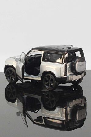 2020 Land Rover Defender Model Çek Bırak Araba 11 cm Gri