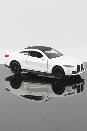 BMW M4 Model Çek Bırak Araba 11 cm Beyaz