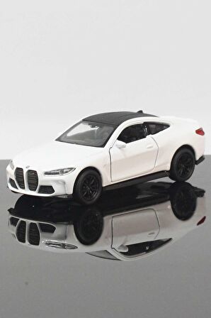BMW M4 Model Çek Bırak Araba 11 cm Beyaz