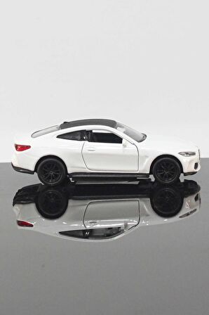 BMW M4 Model Çek Bırak Araba 11 cm Beyaz