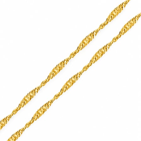 Gümüş Gold 55 Cm Zincir