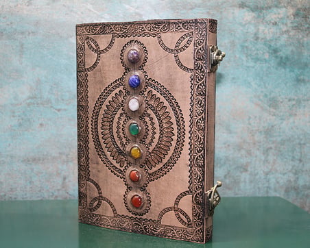 Taşlı Deri Defter