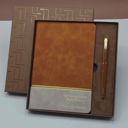 Defter Kalem Kutulu Set