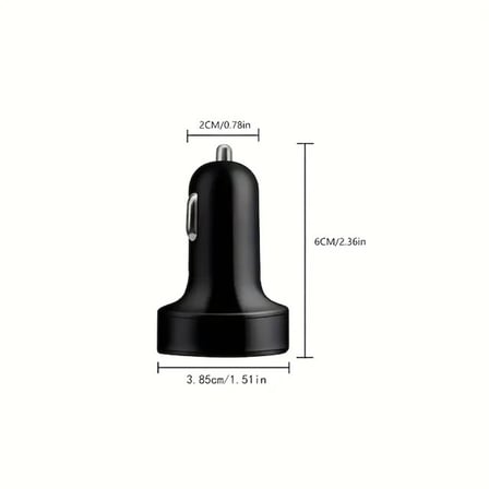 6 Portlu Hızlı Araç Şarj Cihazı – 4 USB + 2 Type-C Çıkışlı Dijital Göstergeli Oto Şarjı