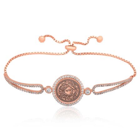 925 Ayar Gümüş Rose Bileklik