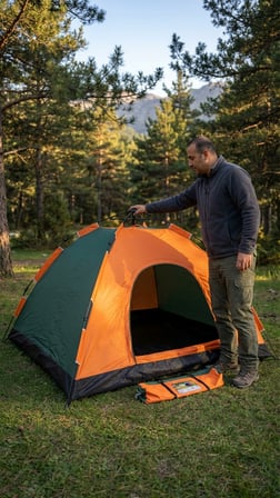 Otomatik Kurulumlu Kamp Çadırı 8 Kişilik (250x250)