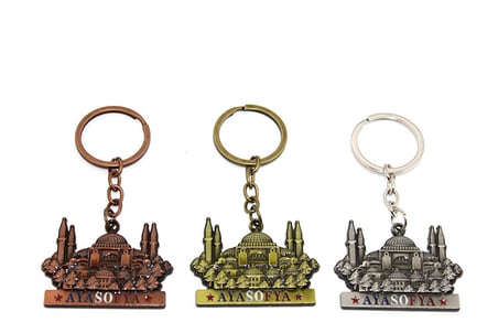 Metal Ayasofya Anahtarlık