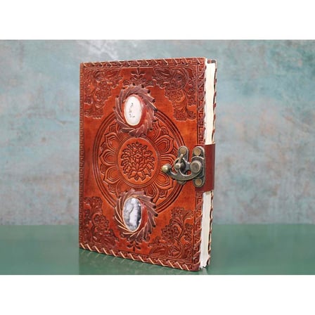 Taşlı Deri Defter