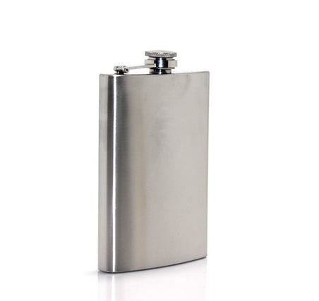 Paslanmaz Çelik 4 Oz Tekli Matara
