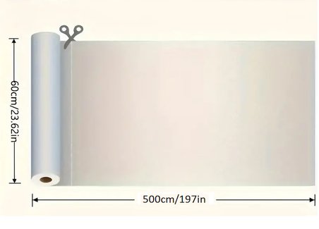 UV Engelleyici Buzlu Cam Filmi 5 Metre X 60 Cm