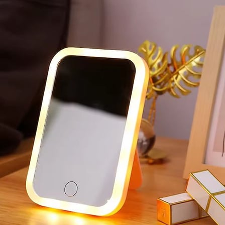 Taşınabilir LED Makyaj Aynası 12×16 cm, 3 Renk