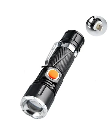 P50 LED ŞARJLI MIKNATISLI USB EL FENERİ