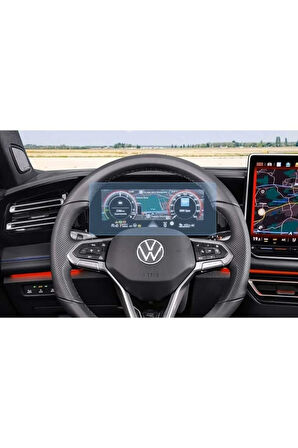Volkswagen Yeni Passat 12.9 inç Dijital Gösterge Uyumlu 9H Nano Ekran Koruyucu 2024