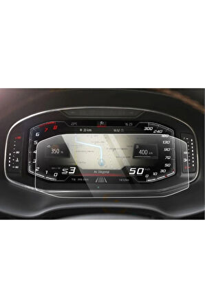 Seat Cupra Dijital Gösterge Ekran Koruyucu Paneli Koruyucu Nano Film