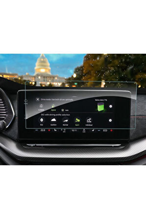 Skoda Yeni Octavia Multimedya 10 Inç Temperli Nano Ekran Koruyucu