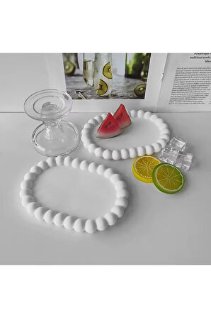 sunumluk silikon kalıbı oval model sunumluk silikon kalıbı