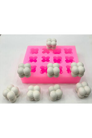 Mini Bubble Mum Silikon Kalıbı 12 Li