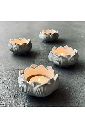 Lotus Mumluk Silikon Kalıp