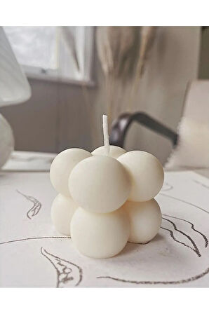 Mini Bubble Mum Silikon Kalıp, Mini Bubble Candle (2 adet )