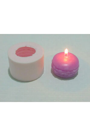Macaron Mum Silikon Kalıbı
