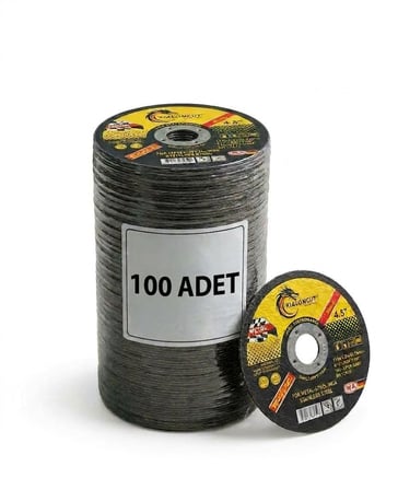 İnox Metal Kesme Diski 115 mm Pakette 100 Adet