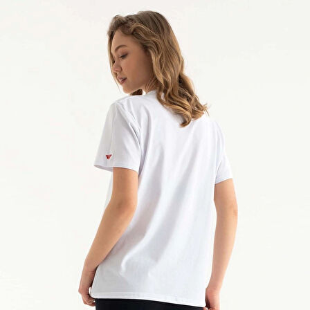 Tarrzz Doğanın Ruhu Tasarım Tişört Sanatsal Baskılı Tişört %100 Pamuklu Beyaz Bisiklet Yaka Kısa Kollu Tasarım Tshirt