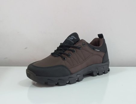 Kahverengi Snowyx Bağcıklı Kısa Treakıng Erkek Botu