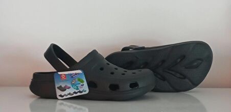 SİYAH GEZER 15718 CROCS KADIN TERLİK SANDALET