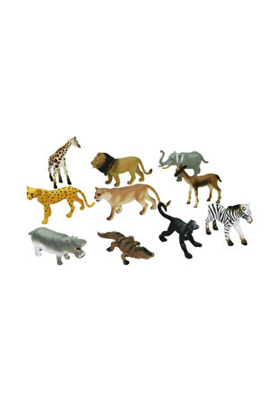 Kutuda 10 Parça Hayvan Seti