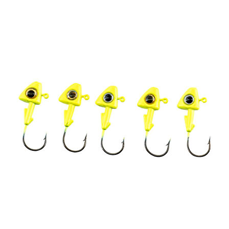 Jighead - Zoka - Kurşunlu Olta İğnesi - (XH-A 07) - Açık Yeşil - 10 Gr