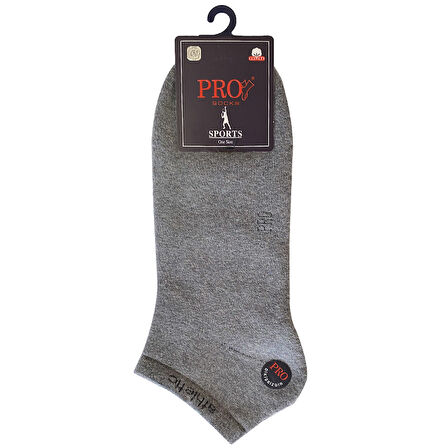 14003 Atletıch Havlu Erkek Patik Çorabı Açık Gri 41-44