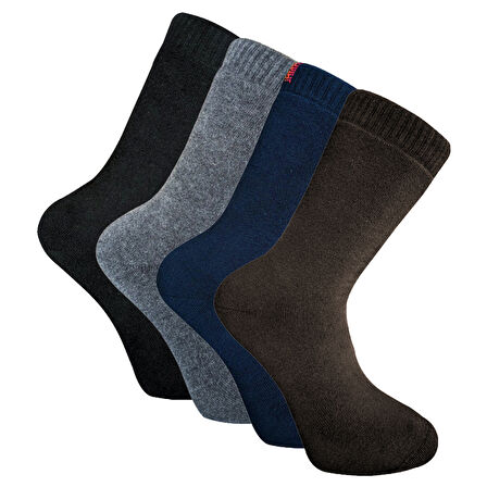 Termal Havlu Kışlık Erkek Çorabı Kahve (19601)