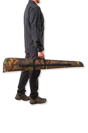 Ekonomik Tüfek Kılıfı - Askılı - Savage - Ağaç Desen - 51 Namlu