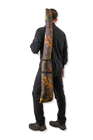 Ekonomik Tüfek Kılıfı - Askılı - Savage - Ağaç Desen - 51 Namlu