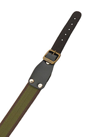Tüfek Askı Kayışı - Savage - 3 cm Kolon - Haki/Kahve