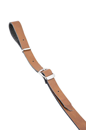 Tüfek Askı Kayışı - Savage - Lüks Deri -Taba