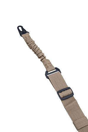 Tüfek Askı Kayışı - Savage - Çift Nokta Yaylı - Tactical - Kum