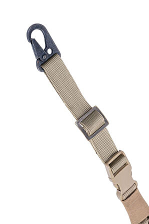 Tüfek Askı Kayışı - Savage - Üç Nokta Yaylı - Tactical - Kum