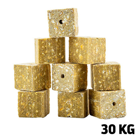 Sazan Yemi - Delikli Küspe - Mısır - Kare - 30 Kg